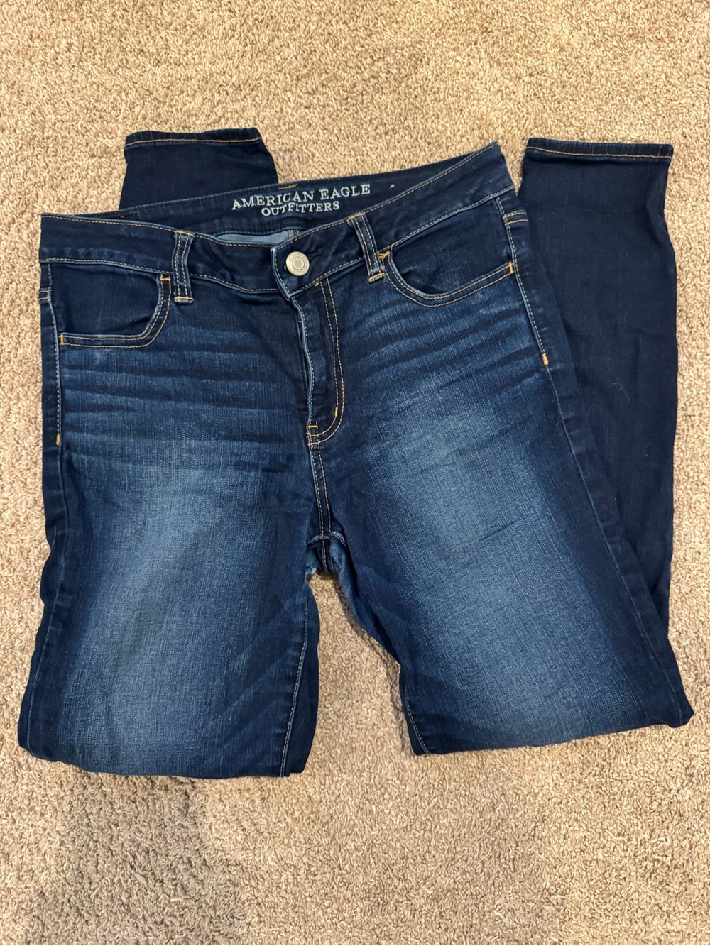 American Eagle Outfitters Dark Indigo Skinny Jeans
